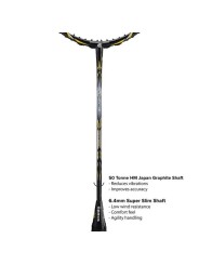 Shaft Apacs Virtuoso Pro II con sistema antivibración integrado para confort en rallies largos