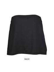 Vista trasera APACS 112 negra y morada con vuelo aerodinámico y secado rápido para juego intenso