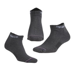 Calcetines APACS 007 Gris tobilleros de algodón premium y diseño anatómico