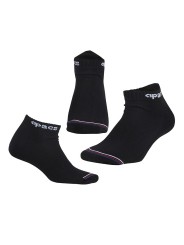 Paquete de Calcetines APACS 007 Negros tobilleros con alta transpirabilidad