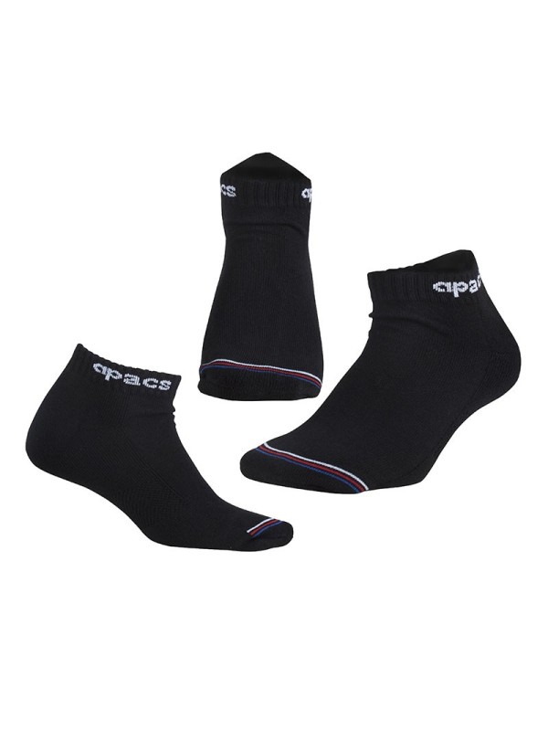 Paquete de Calcetines APACS 007 Negros tobilleros con alta transpirabilidad