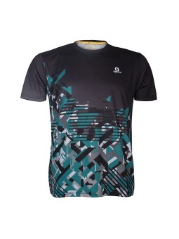 Camiseta APACS 10159 (Black-blue)