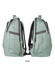 Perfil lateral Mochila APACS 339 con bolsillos exteriores y tejido resistente