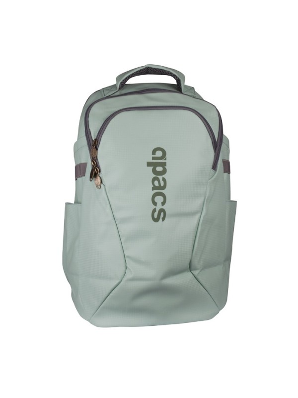 Mochila APACS 339 color menta vista frontal con diseño moderno y compartimento principal
