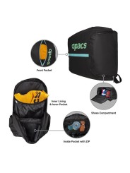 Bolsillos múltiples Mochila APACS 335 Negra para botellas, accesorios y objetos personales