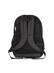 Parte trasera ergonómica de la Mochila APACS 335 Negra con tirantes acolchados