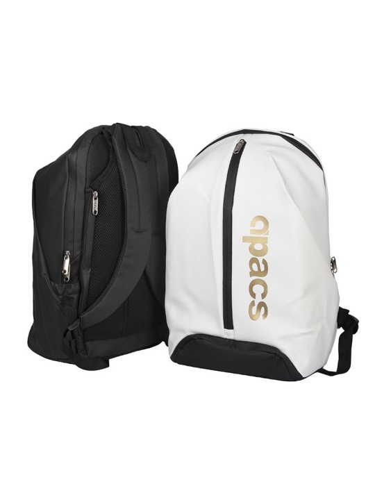 Mochila APACS 335 Negra | Cremallera Central y Gran Capacidad