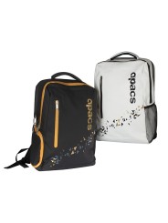 Mochila APACS 336 Blanca | Alta Capacidad y Comodidad