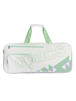 Raquetero APACS D-821 frontal en poliéster resistente al agua y diseño organizado para bádminton