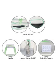 Bolsillo frontal APACS D-821 de fácil acceso para grips, toalla y móvil