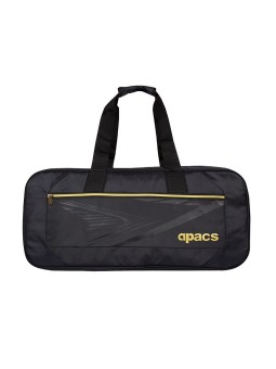 Raquetero APACS D-812 frontal multideporte para bádminton, tenis y pádel con diseño organizado