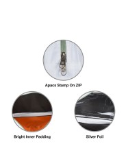 Interior compartimento térmico APACS 2203 blanco con lámina plateada contra humedad