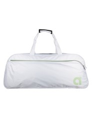 Raquetero APACS 2203 blanco frontal con doble compartimento multideporte