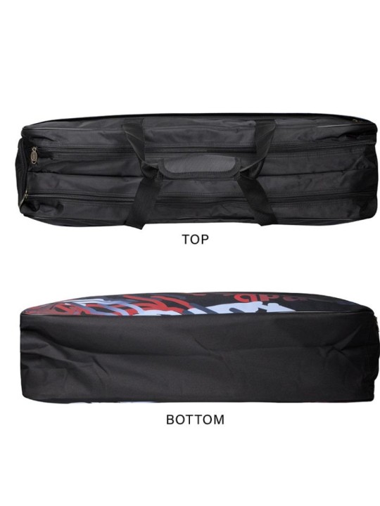 Detalle tejido 600D APACS D-818 y costuras reforzadas para máxima durabilidad