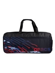 Raquetero APACS D-818 frontal en poliéster resistente al agua para bádminton