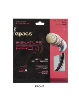 Etiqueta de la cuerda APACS Signature Pro 70 fabricada en Japón con tecnología Thermo Nylon Resin