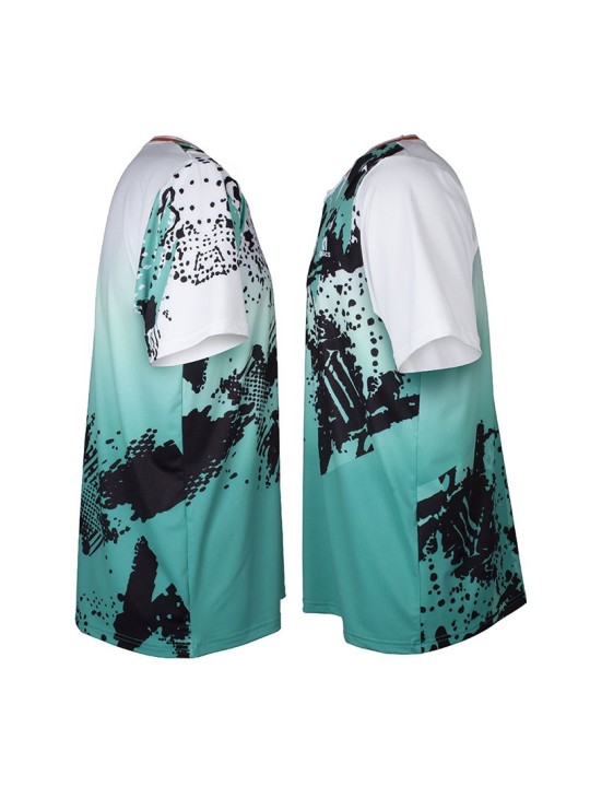 Laterales con costuras reforzadas e inserciones antiolor APACS 10151 white & green