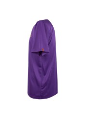 Detalle laterales APACS 306 morada con costuras flatlock y paneles de ventilación lateral